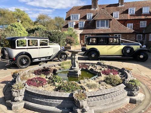 Outside manor house at Milwards Estate wedding venue